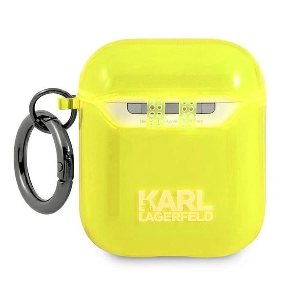 Karl Lagerfeld KLA2UCHFY AirPods cover żółty/yellow Choupetteeng
