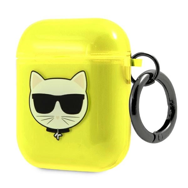 Karl Lagerfeld KLA2UCHFY AirPods cover żółty/yellow Choupetteeng