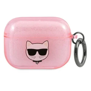 Karl Lagerfeld KLA3UCHGP AirPods 3 cover różowy/pink Glitter Choupetteeng