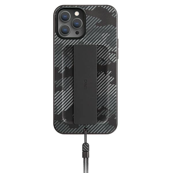 Uniq Heldro case for iPhone 12 Pro Max - black camouflageeng