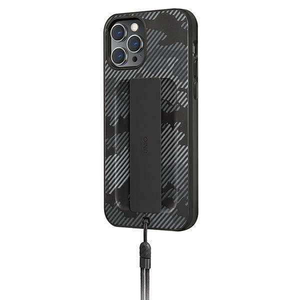 Uniq Heldro case for iPhone 12 Pro Max - black camouflageeng