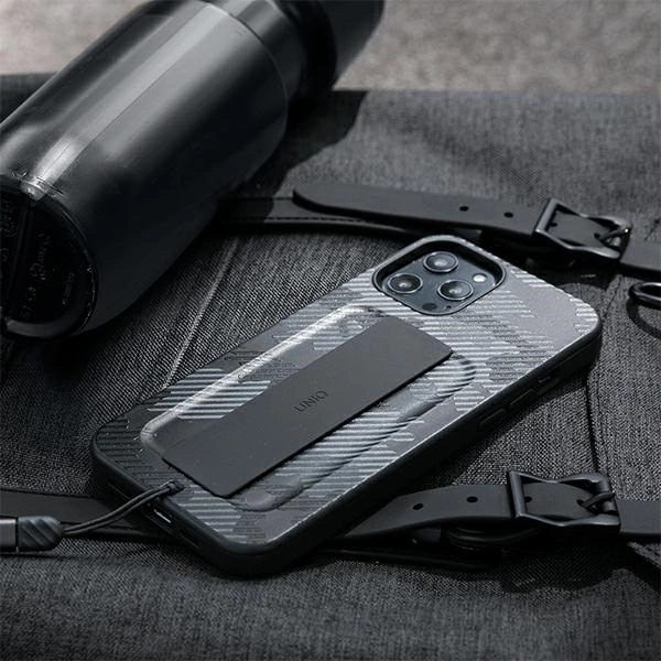 Uniq Heldro case for iPhone 12 Pro Max - black camouflageeng