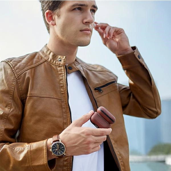 Uniq Terra Genuine Leather case for AirPods Pro - redeng