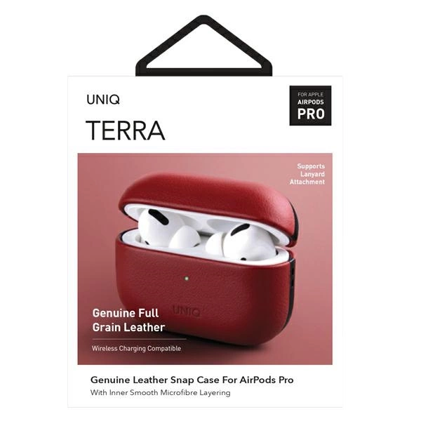 Uniq Terra Genuine Leather case for AirPods Pro - redeng