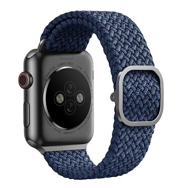 Uniq Aspen Braided Strap for Apple Watch 1/2/3/4/5/6/7/8/SE/SE2 40/38/41mm - Blueeng