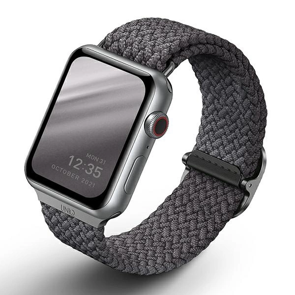 Uniq Aspen Braided Strap for Apple Watch 1/2/3/4/5/6/7/8/SE/SE2 40/38/41mm - Grayeng