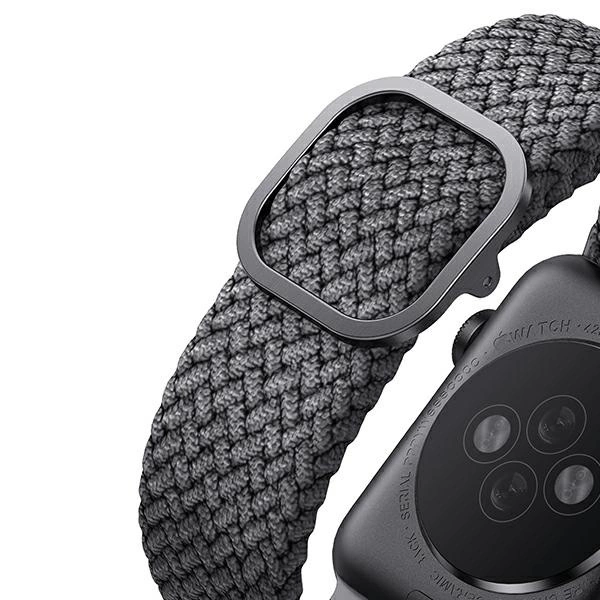 Uniq Aspen Braided Strap for Apple Watch 1/2/3/4/5/6/7/8/SE/SE2 40/38/41mm - Grayeng