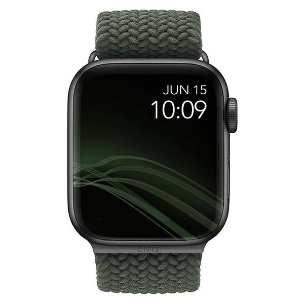Uniq Aspen Braided strap for Apple Watch 1/2/3/4/5/6/7/8/SE/SE2 44/42/45 mm - greeneng