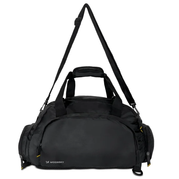 Wozinsky Travel Sports Bag Backpack Hand Luggage Bag 40x20x25 cm for Airplane Black (WSB-B01)eng