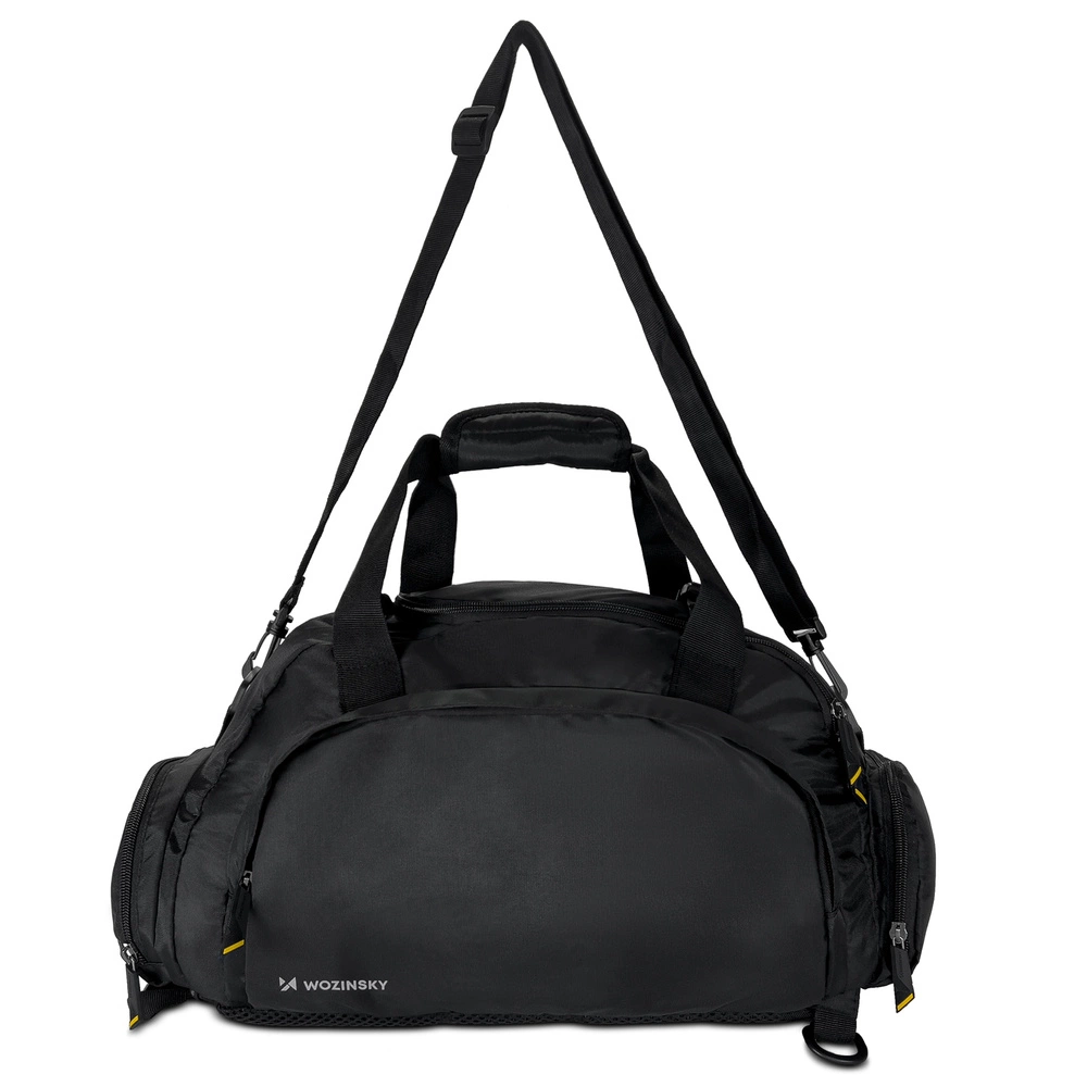 Wozinsky Travel Sports Bag Backpack Hand Luggage Bag 40x20x25 cm for Airplane Black (WSB-B01)eng