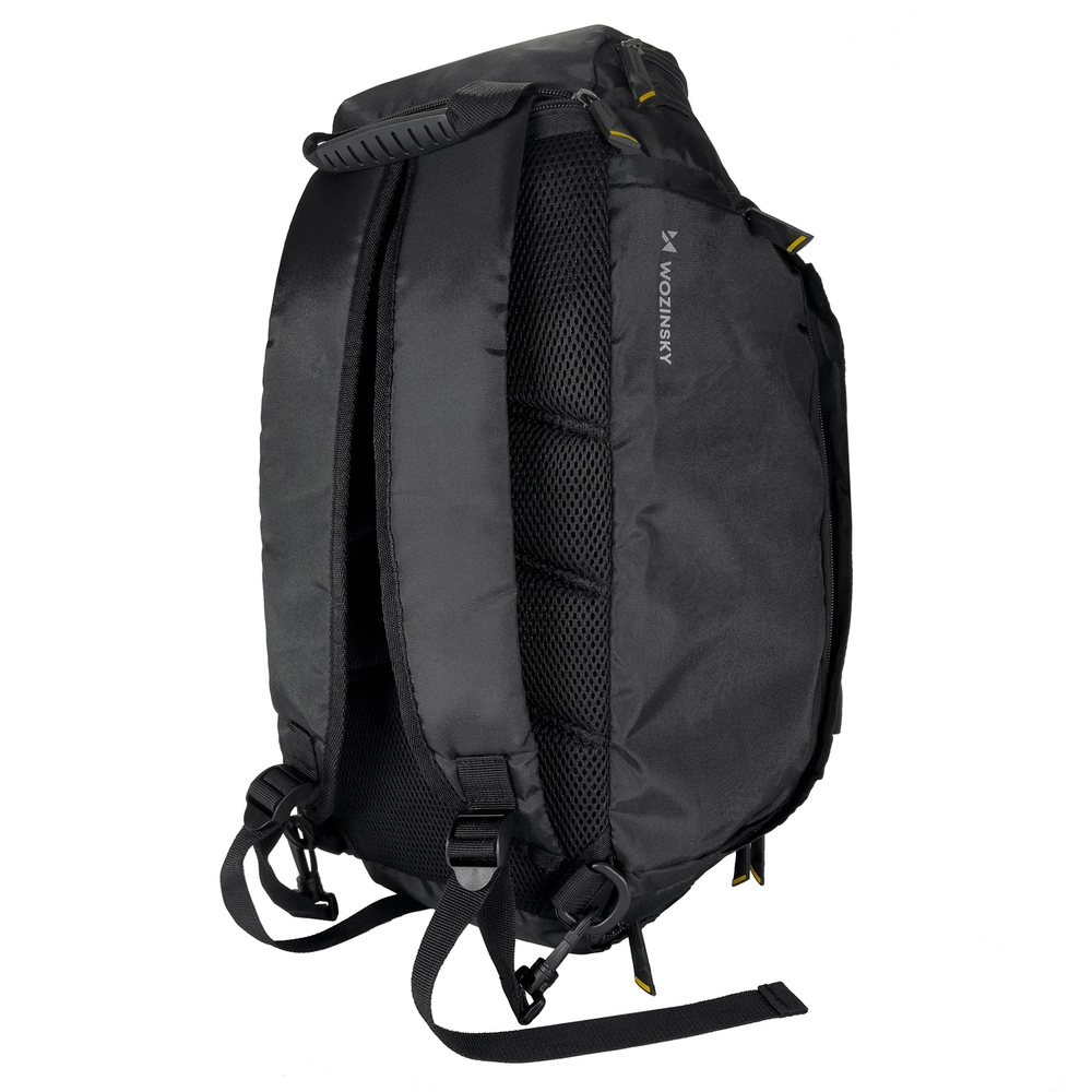 Wozinsky Travel Sports Bag Backpack Hand Luggage Bag 40x20x25 cm for Airplane Black (WSB-B01)eng