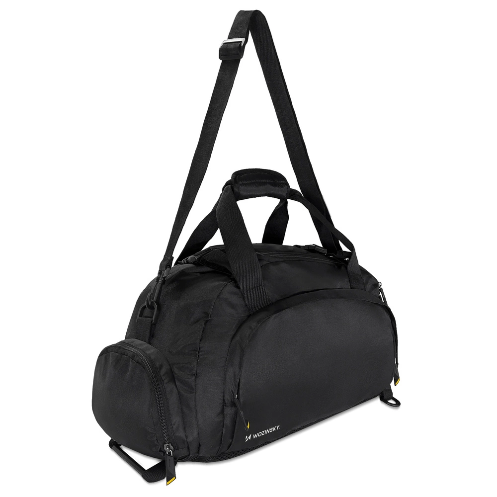 Wozinsky Travel Sports Bag Backpack Hand Luggage Bag 40x20x25 cm for Airplane Black (WSB-B01)eng