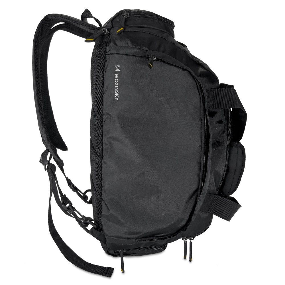 Wozinsky Travel Sports Bag Backpack Hand Luggage Bag 40x20x25 cm for Airplane Black (WSB-B01)eng
