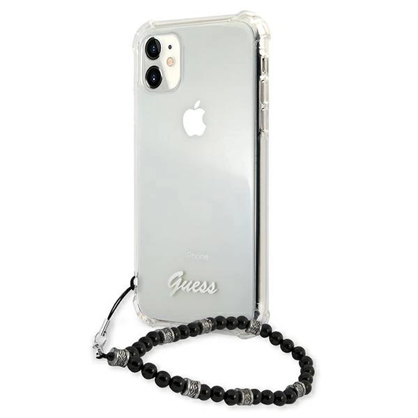 Guess Black Pearl Case for iPhone 11 6.1" / Xr - Transparenteng