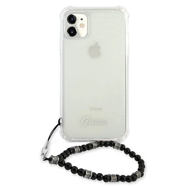 Guess Black Pearl Case for iPhone 11 6.1" / Xr - Transparenteng