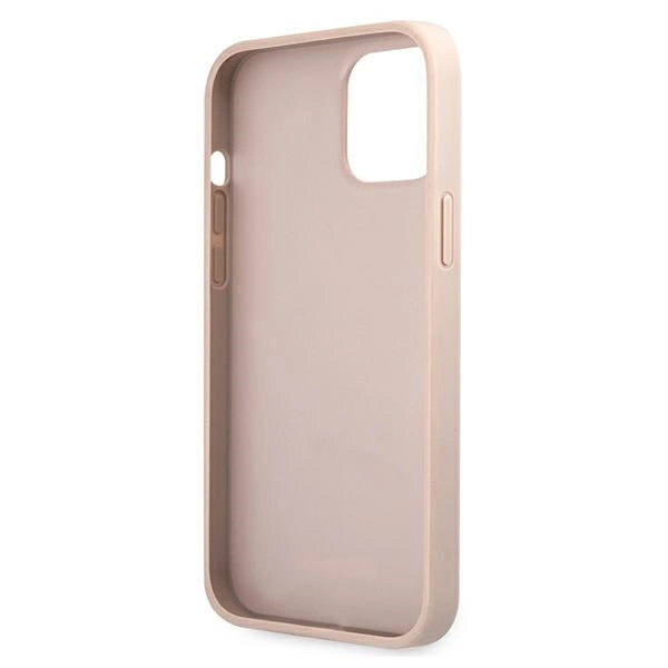Guess GUHCP12M4GMGPI iPhone 12/12 Pro 6,1" różowy/pink hardcase 4G Big Metal Logoeng