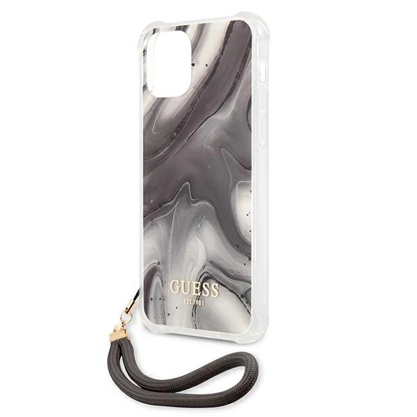 Guess GUHCP12SKSMAGR iPhone 12 mini 5.4" grey/grey hardcase Marble Collectioneng
