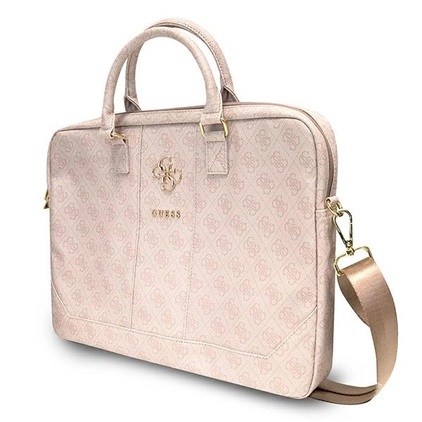 Guess 4G Big Logo bag for a 16'' laptop - pinkeng