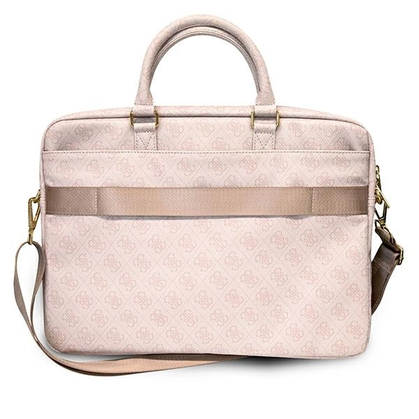 Guess 4G Big Logo bag for a 16'' laptop - pinkeng