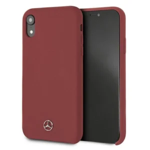 Mercedes MEHCI61SILRE iPhone Xr czerwony/red hardcase Silicone Lineeng