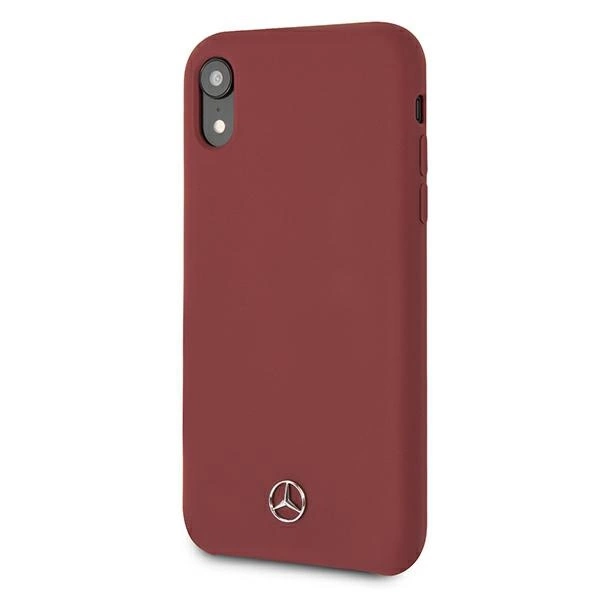 Mercedes MEHCI61SILRE iPhone Xr czerwony/red hardcase Silicone Lineeng