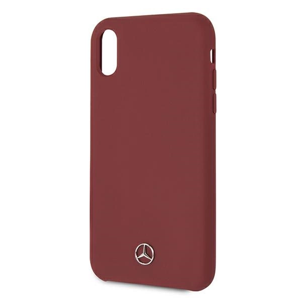 Mercedes MEHCI61SILRE iPhone Xr czerwony/red hardcase Silicone Lineeng