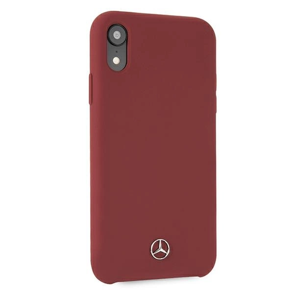 Mercedes MEHCI61SILRE iPhone Xr czerwony/red hardcase Silicone Lineeng