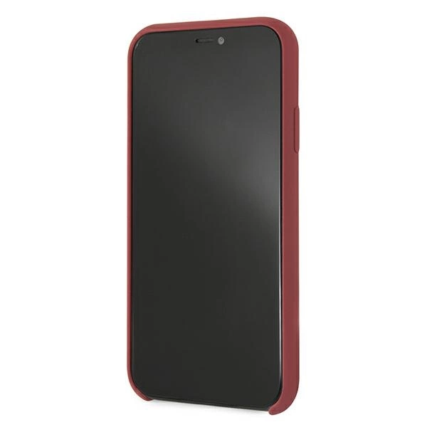 Mercedes MEHCI61SILRE iPhone Xr czerwony/red hardcase Silicone Lineeng
