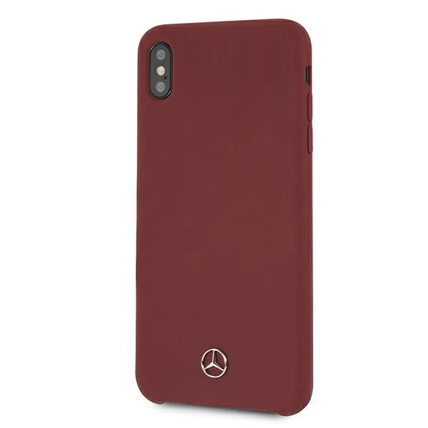 Mercedes MEHCI65SILRE iPhone Xs Max czerwony/red hardcase Silicone Lineeng