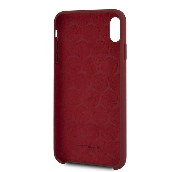 Mercedes MEHCI65SILRE iPhone Xs Max czerwony/red hardcase Silicone Lineeng