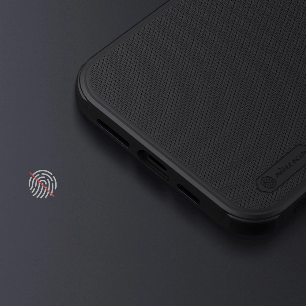 Nillkin Super Frosted Shield Pro durable case cover for iPhone 13 Pro Max blackeng