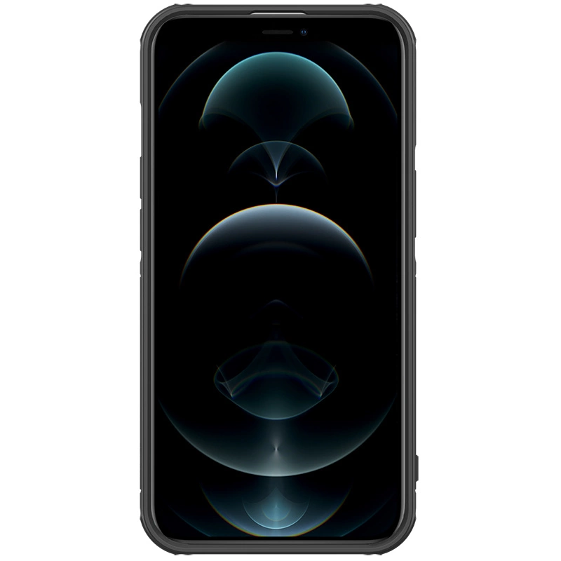 Nillkin Cyclops Case durable case with camera cover and foldable stand for iPhone 13 blackeng