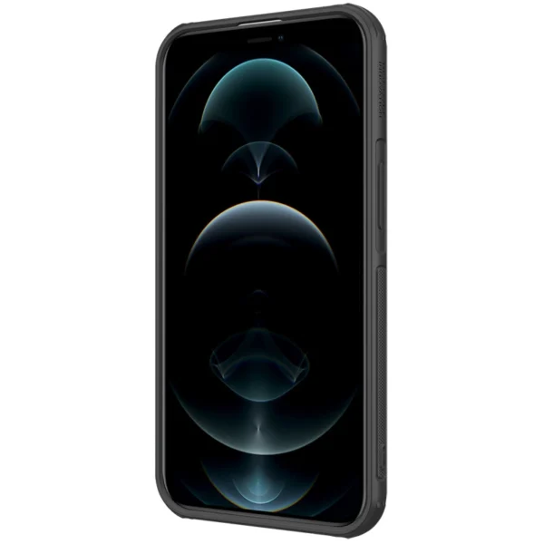 Nillkin Cyclops Case durable case with camera cover and foldable stand for iPhone 13 blackeng
