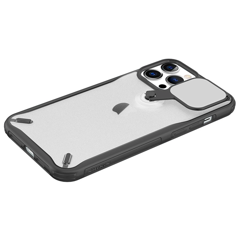 Nillkin Cyclops Case durable case with camera cover and foldable stand iPhone 13 Pro blackeng