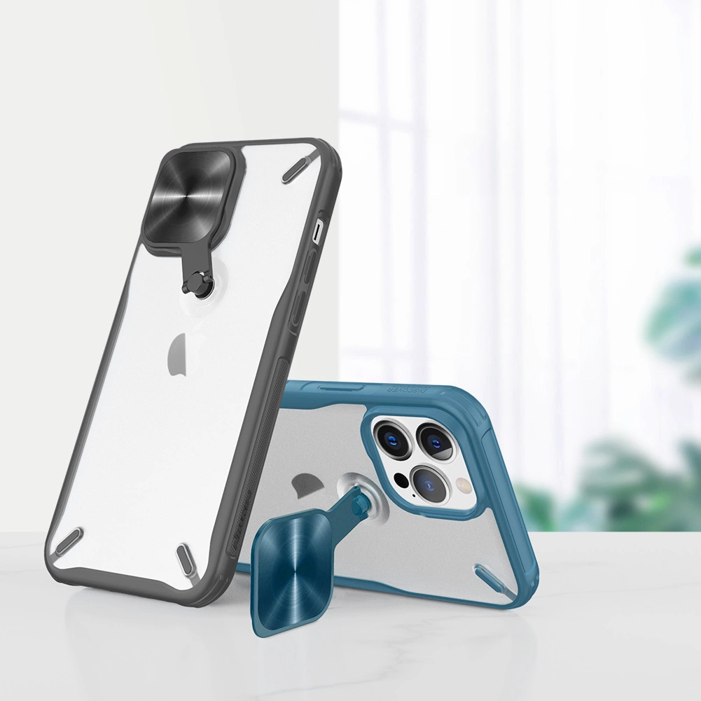 Nillkin Cyclops Case durable case with camera cover and foldable stand iPhone 13 Pro blackeng
