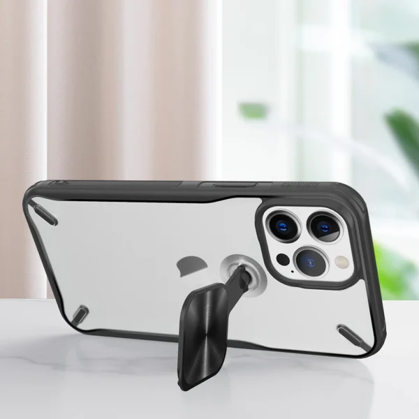 Nillkin Cyclops Case durable case with camera cover and foldable stand iPhone 13 Pro blackeng