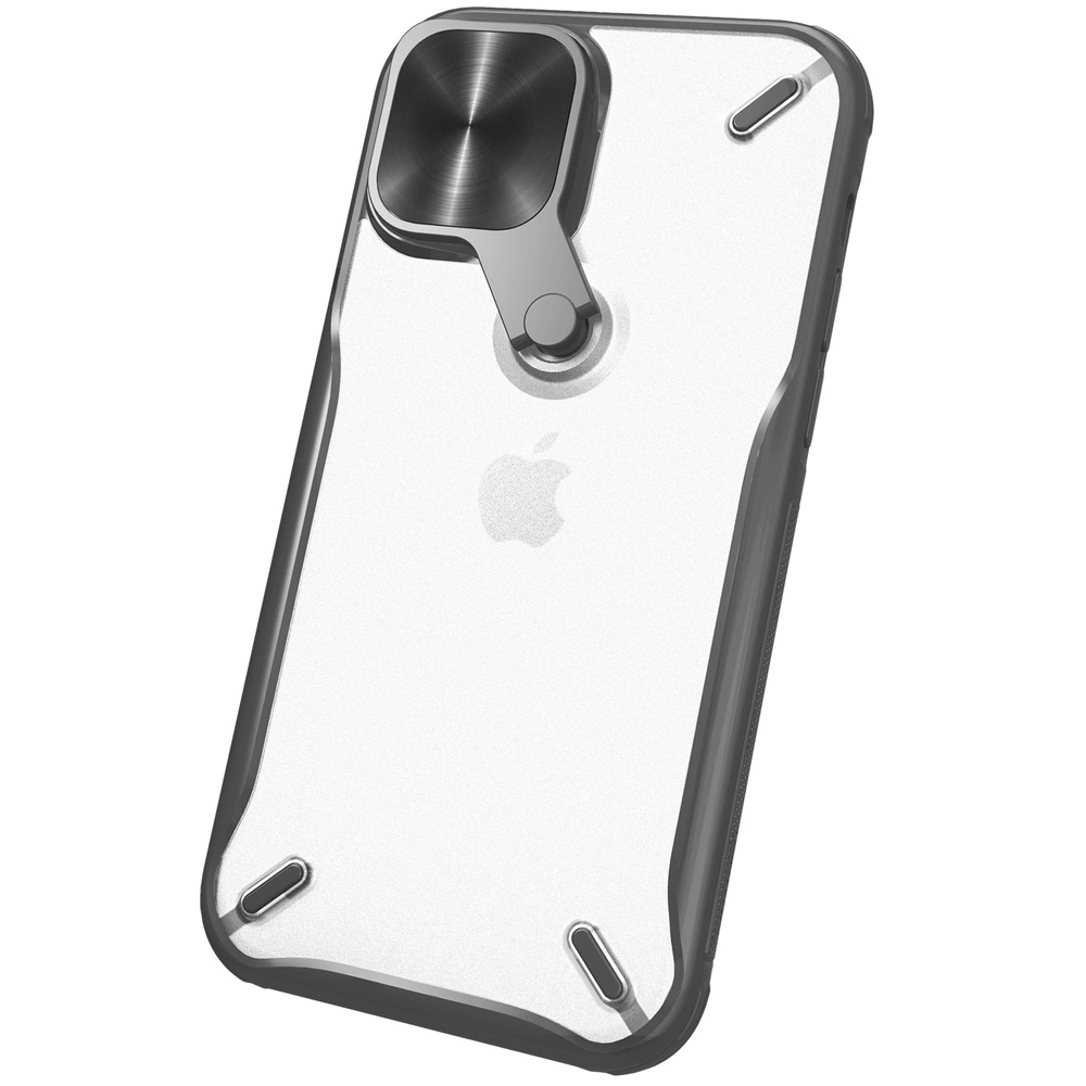 Nillkin Cyclops Case durable case with camera cover and foldable stand for iPhone 13 Pro Max blackeng