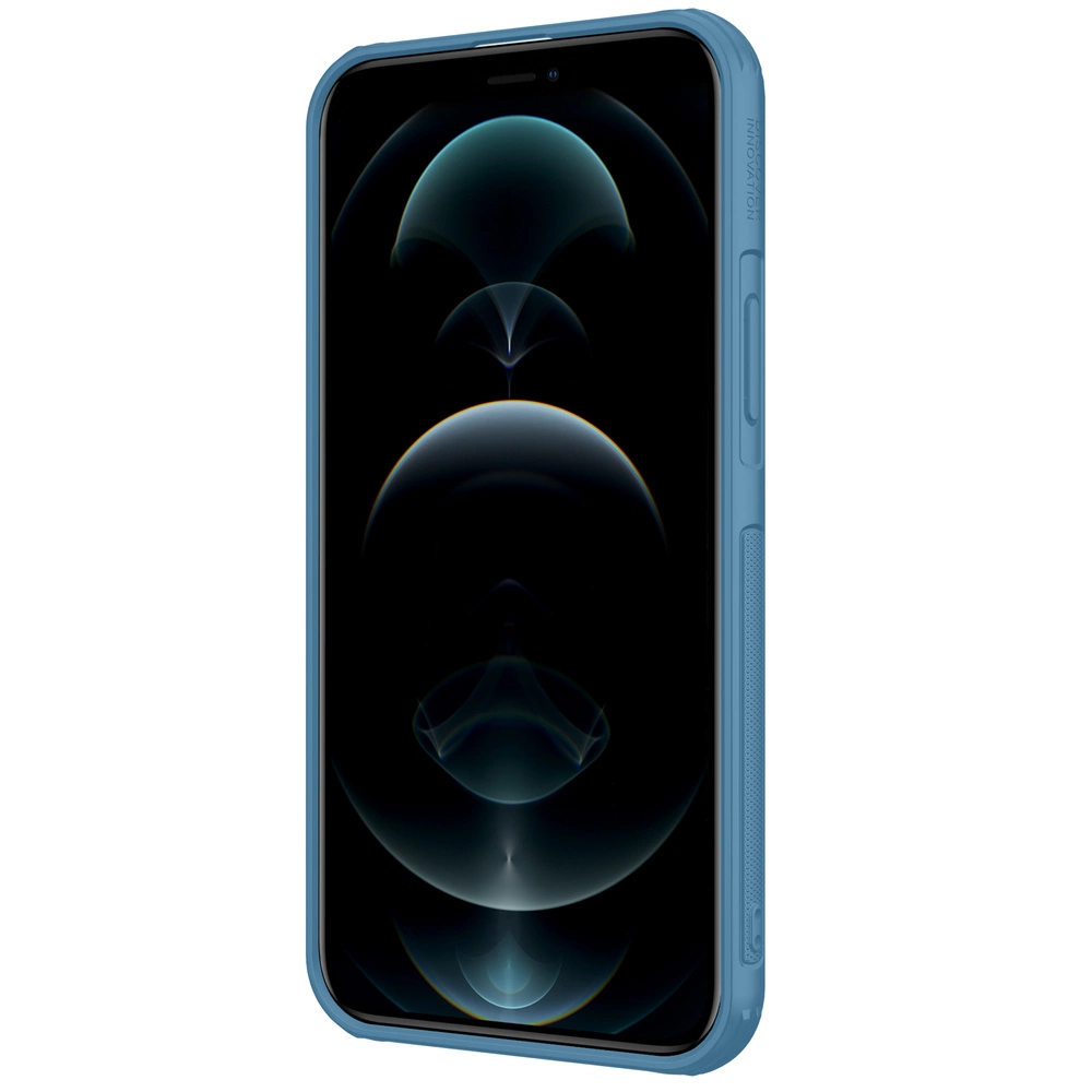 Nillkin Cyclops Case durable case with camera cover and foldable stand for iPhone 13 Pro Max blueeng