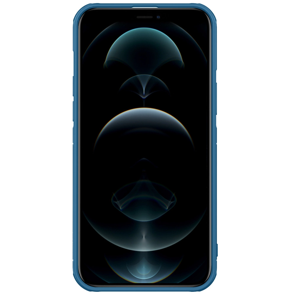 Nillkin Cyclops Case durable case with camera cover and foldable stand for iPhone 13 Pro Max blueeng