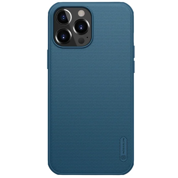 Nillkin Super Frosted Shield reinforced case, cover for iPhone 13 Pro, blueeng