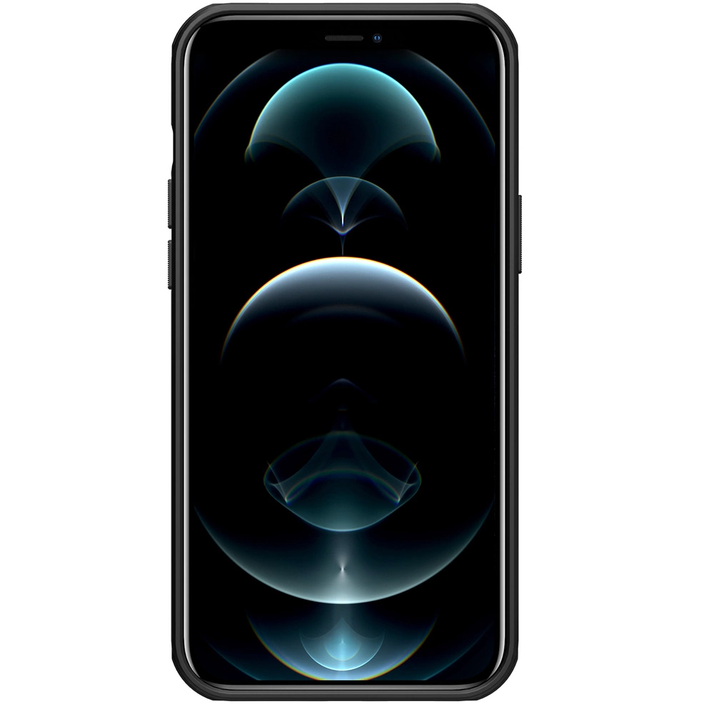 Nillkin Super Frosted Shield reinforced case cover for iPhone 13 Pro Max blackeng