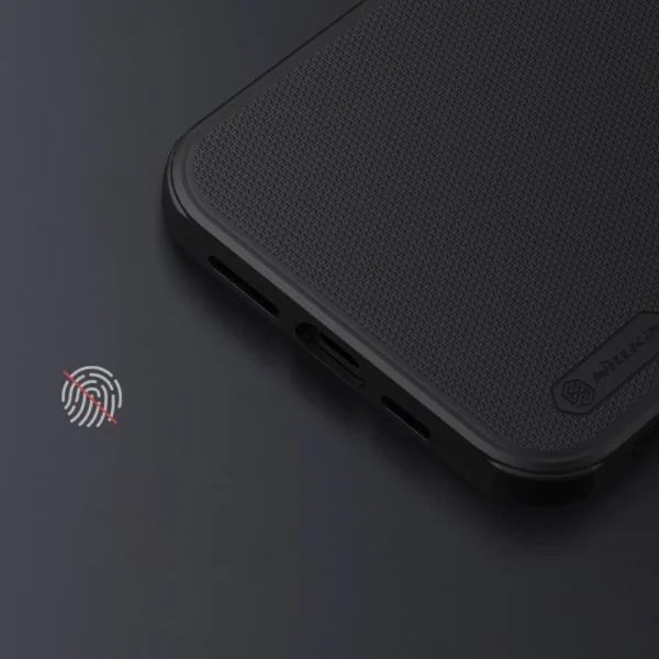 Nillkin Super Frosted Shield reinforced case cover for iPhone 13 Pro Max blackeng