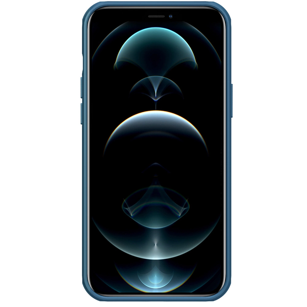 Nillkin Super Frosted Shield reinforced case, cover for iPhone 13 Pro Max, blueeng