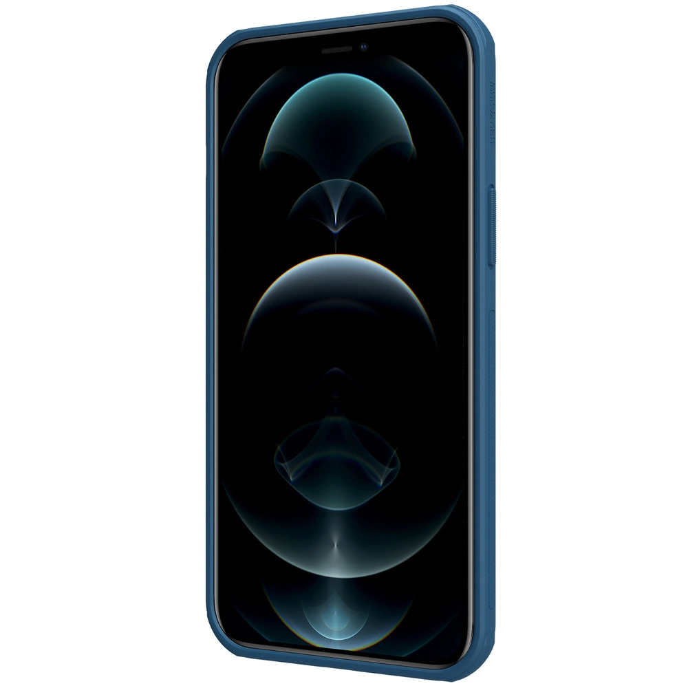 Nillkin Super Frosted Shield reinforced case, cover for iPhone 13 Pro Max, blueeng