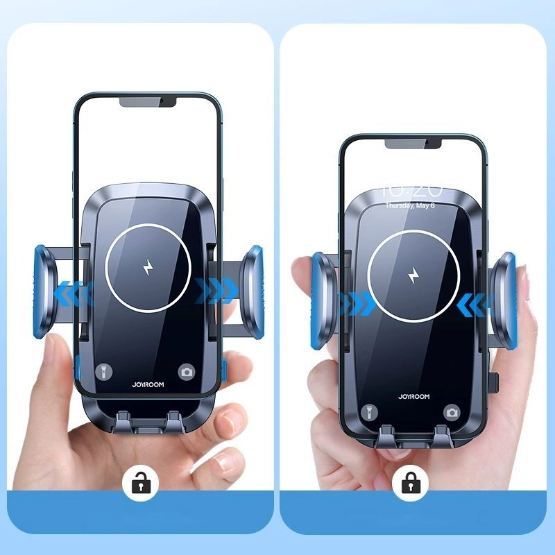 Joyroom car air vent holder Qi wireless charger 15W black (JR-ZS241)eng