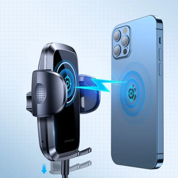 Joyroom car air vent holder Qi wireless charger 15W black (JR-ZS241)eng