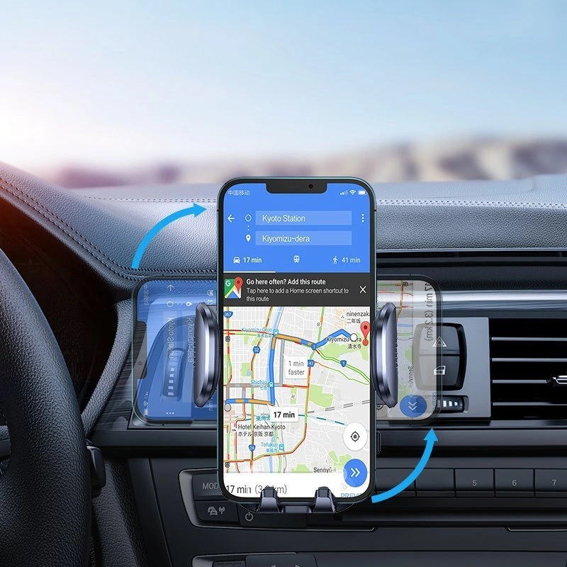 Joyroom car air vent holder Qi wireless charger 15W black (JR-ZS241)eng