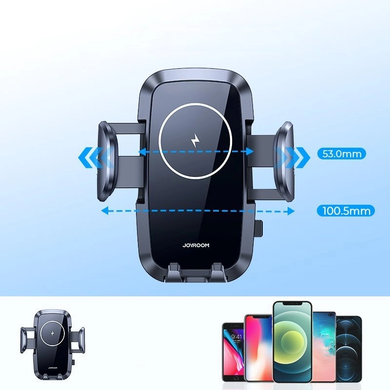 Joyroom car air vent holder Qi wireless charger 15W black (JR-ZS241)eng