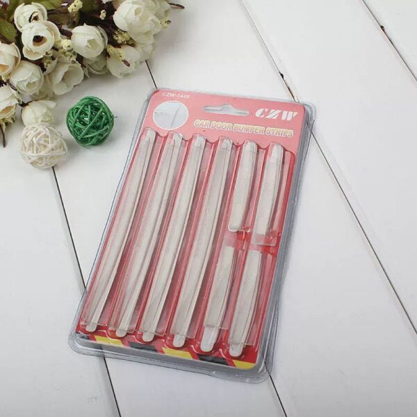 Car door edge protector 8 pcs transparent
