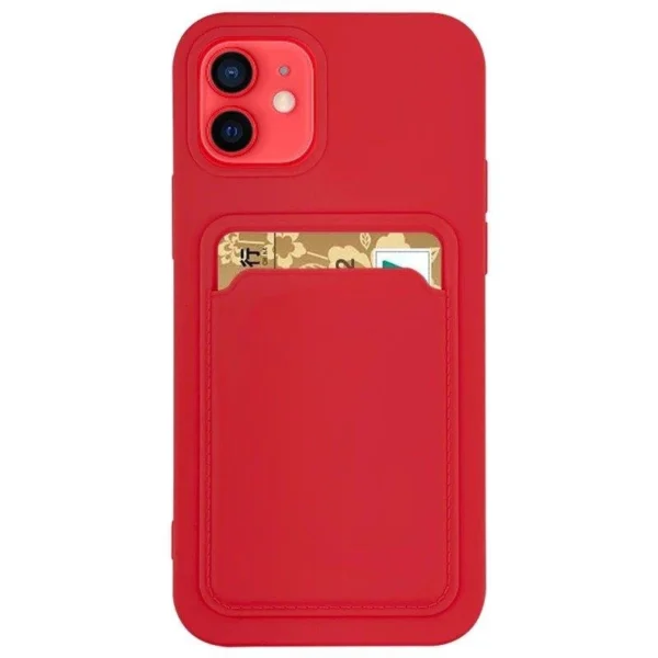 Card Case Silicone Wallet Wallet With Card Slot Documents For Samsung Galaxy A42 5G Redeng